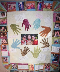 handprint quilt by stringbean17