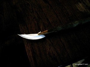 homemade knife